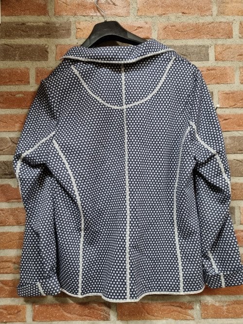 vest gestippeld blauw grijs erfo maat 42, Ophalen of Verzenden, 'T Olde Gre-j, Info@toldegrej.nl, Endepoelstraat 20f Didam