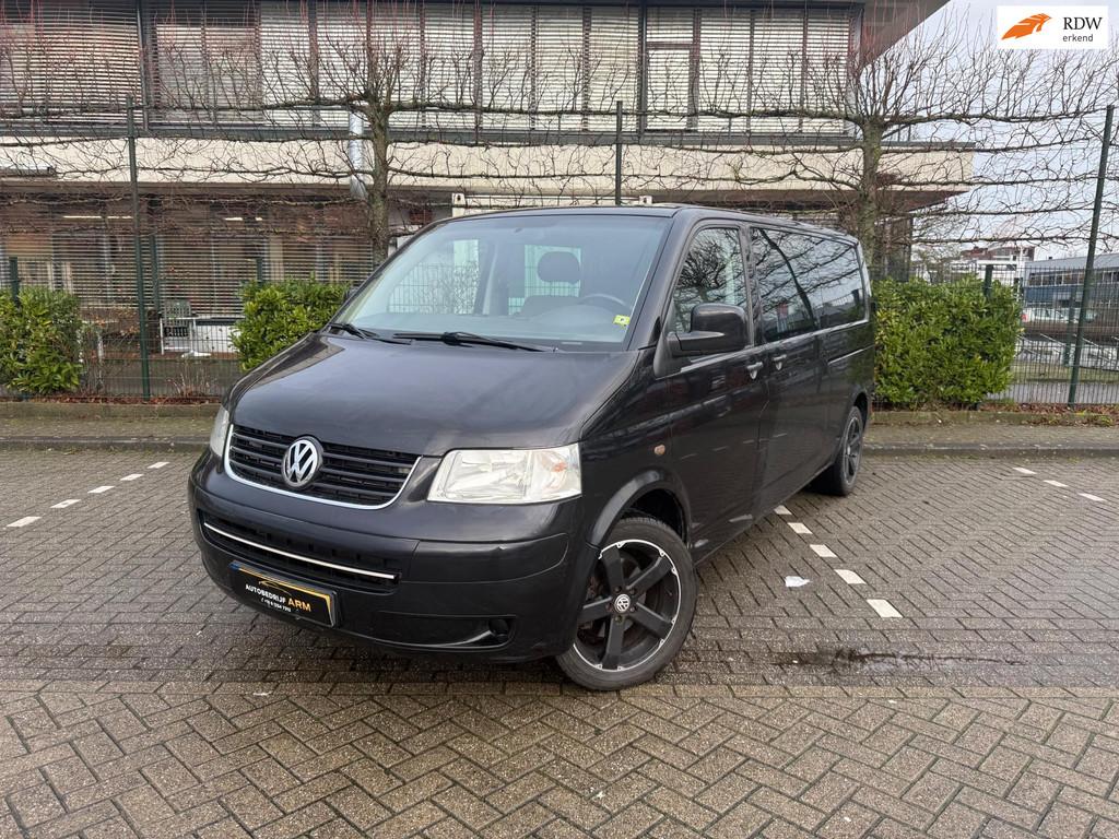 Volkswagen Transporter 2.5 TDI 340 Trendline Dubbel Cabine D, Auto's, Bestelauto's, Bedrijf, Te koop, ABS, Schuifdeur, Startonderbreker