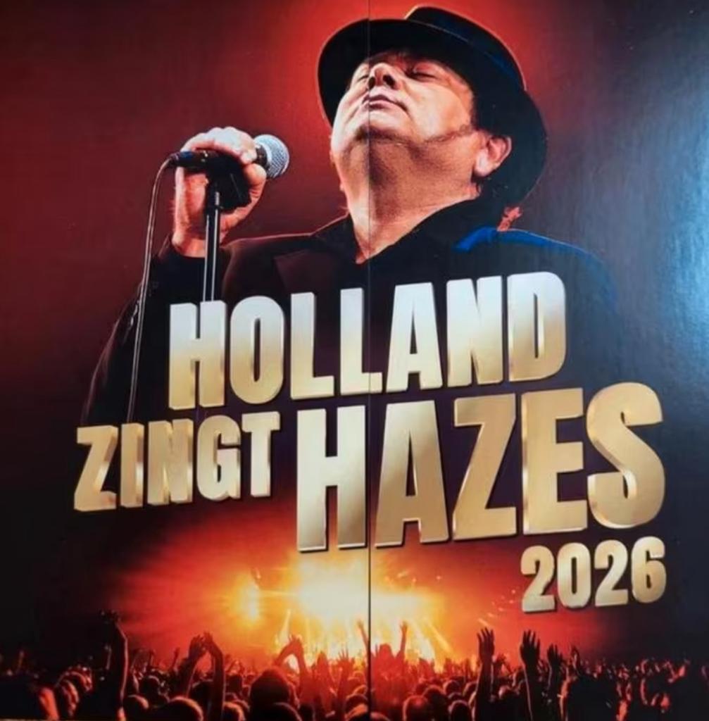 Holland Zingt Hazes -5 staanplaatsen - 14-03-2026, Ophalen of Verzenden, Zo goed als nieuw, Nederlandstalig, 1 bandje