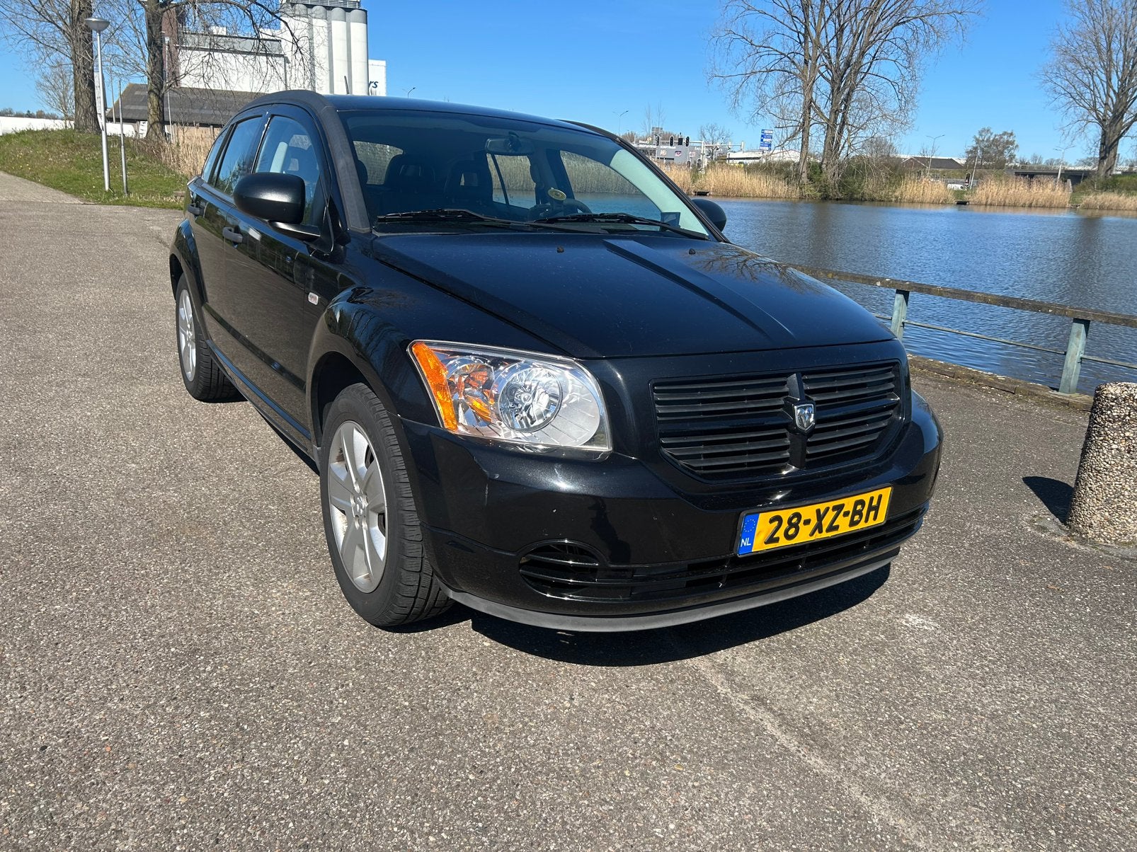 Dodge Caliber 2007 1.8 Handgeschakeld ADVERTENTIE LEZEN AUB, Auto's, Caliber, Zwart, Handgeschakeld, Particulier