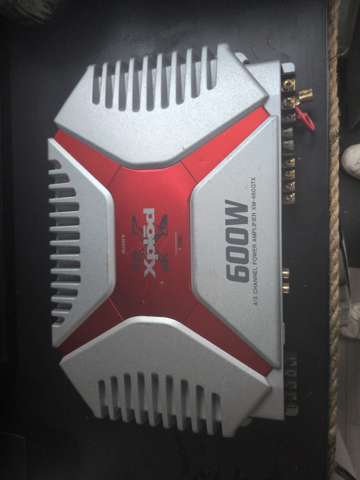 Sony XM-460GTX 4/3-kanaals autoversterker 600W Xplod, Auto diversen, Ophalen of Verzenden, Gebruikt