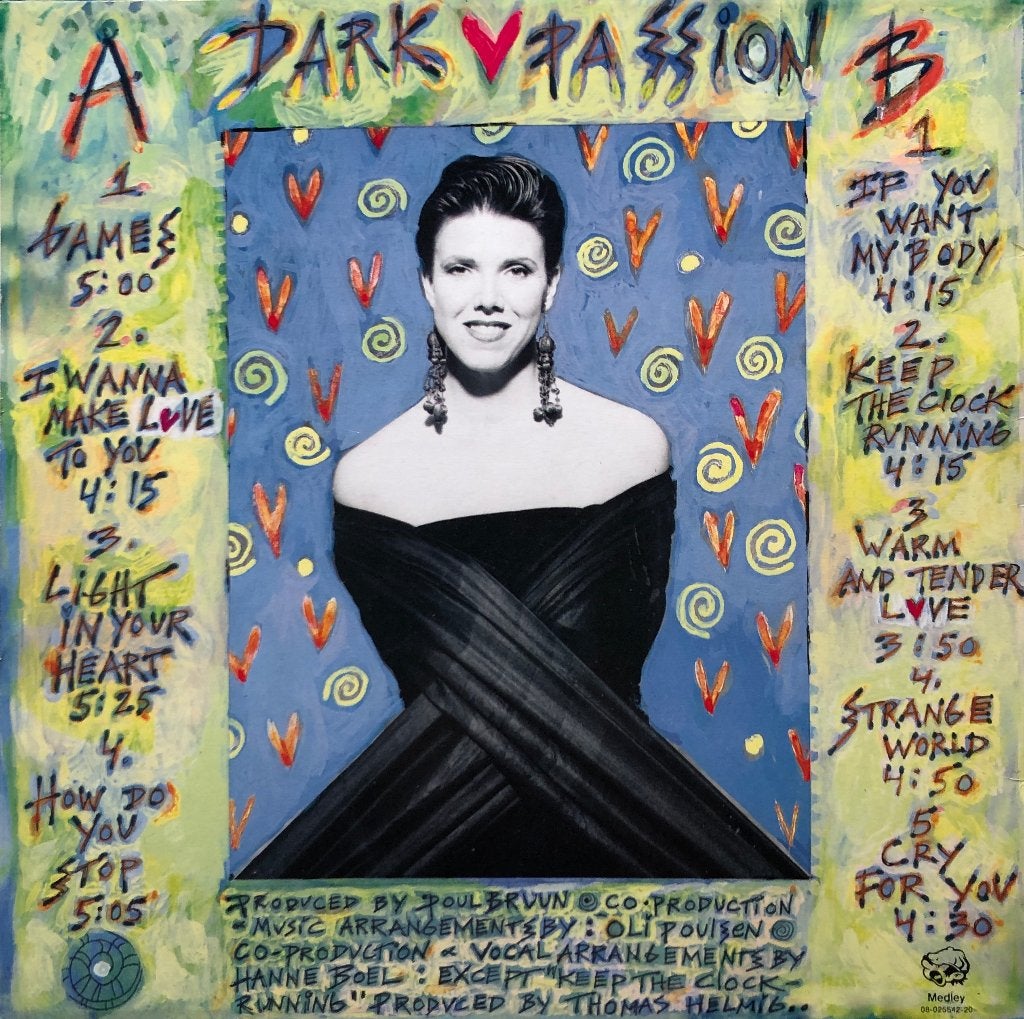 HANNA BOEL LP: DARK PASSION, Ophalen of Verzenden, LP