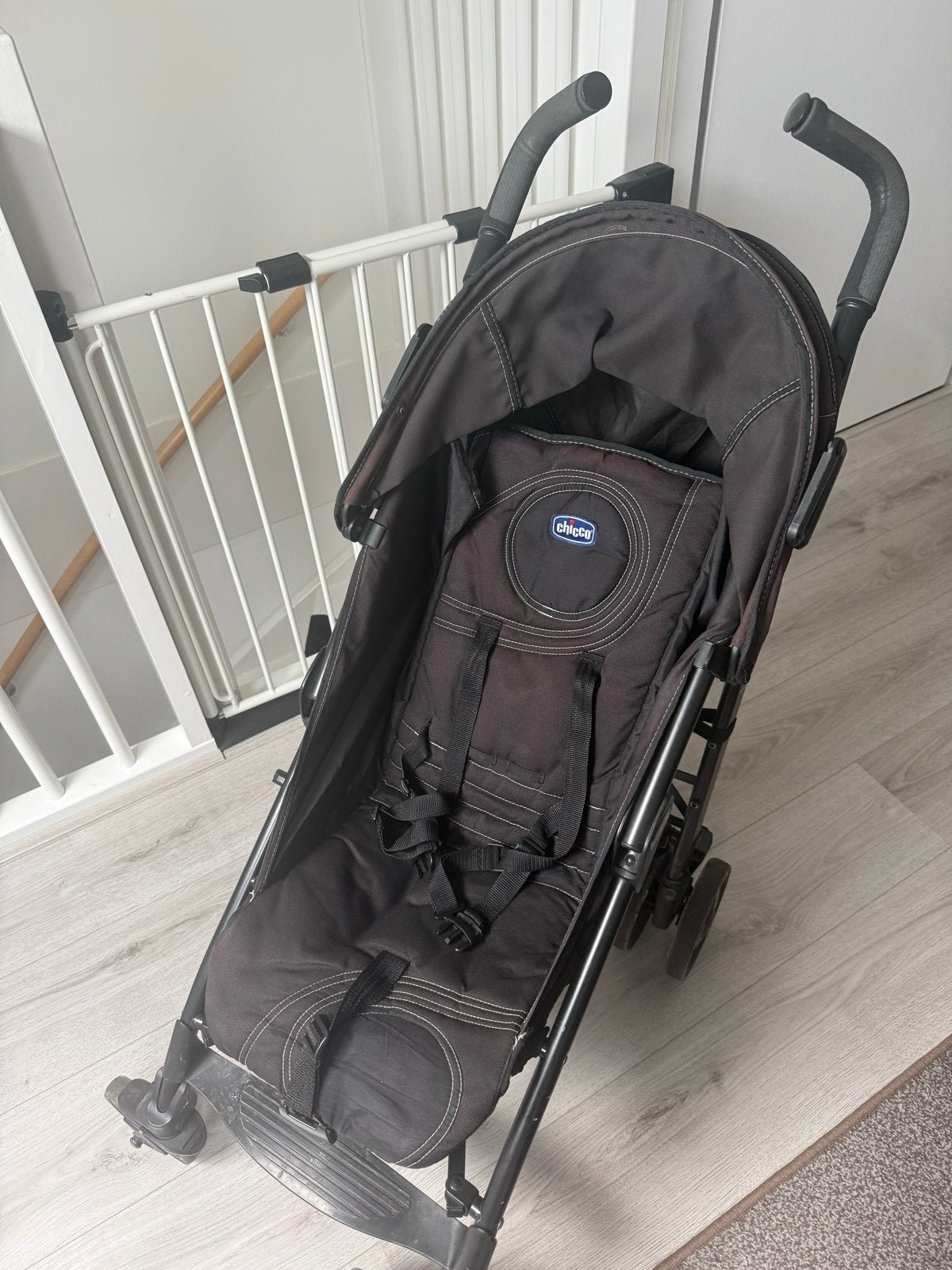 Chicco Lite Way buggy met voetenzak, Gebruikt, Met reiswieg, Ophalen, Kinderwagen