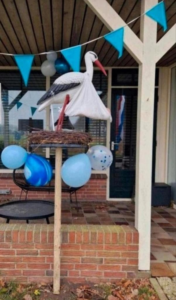 Geboorte ooievaar op nest (te huur), Kinderen en Baby's, Ophalen, Zo goed als nieuw
