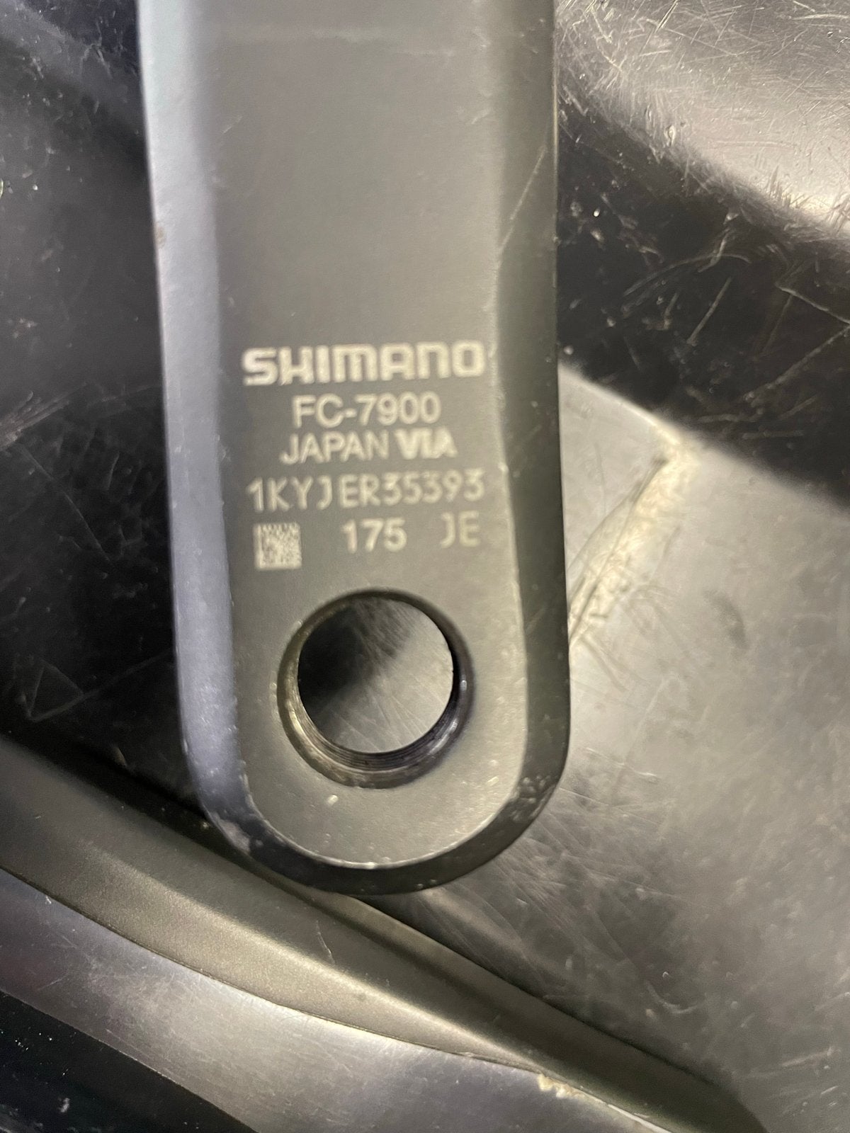 Shimano Dura-Ace FC-7900 Crankstel 175mm, Crankstel of Pedalen, Gebruikt, Verzenden, Aluminium