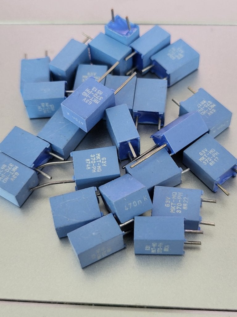25pcs Philips 0,47 uF/63Volt MKT370 (NOS), Ophalen of Verzenden, Nieuw