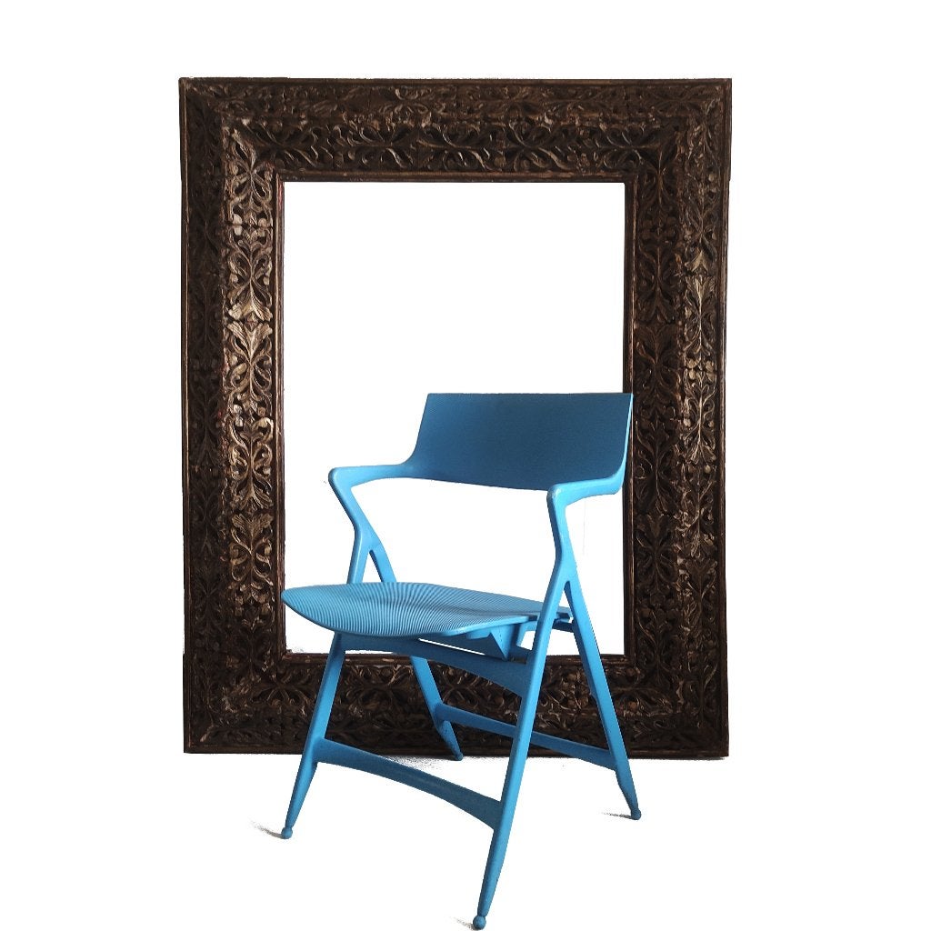 Fantastische enorme vintage / antieke lijst met housnijwerk, Huis en Inrichting, Woonaccessoires | Lijsten, Ophalen, Gebruikt