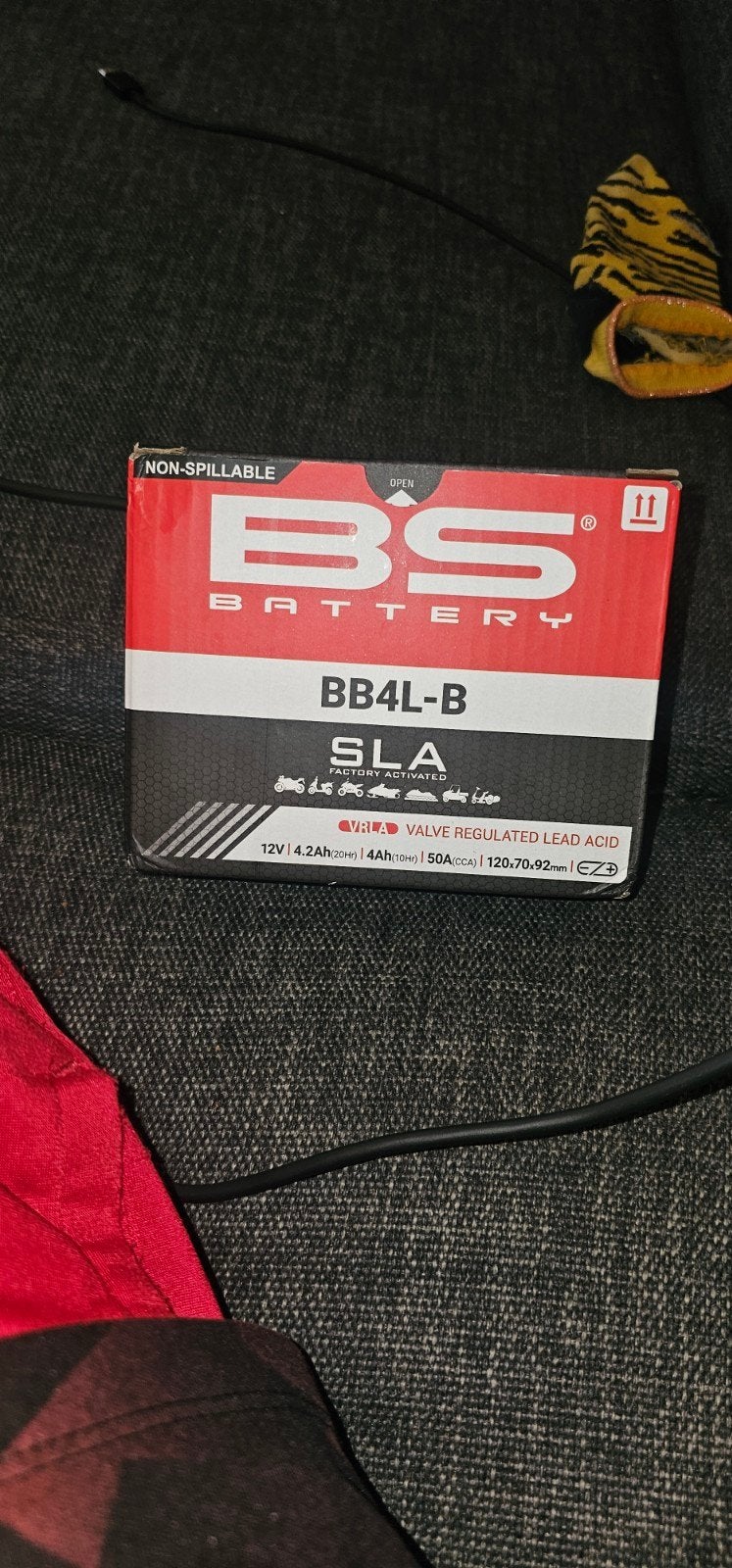 BS Batterij BB4L-B SLA Motorfiets Accu 12V 4.2Ah, Ophalen of Verzenden