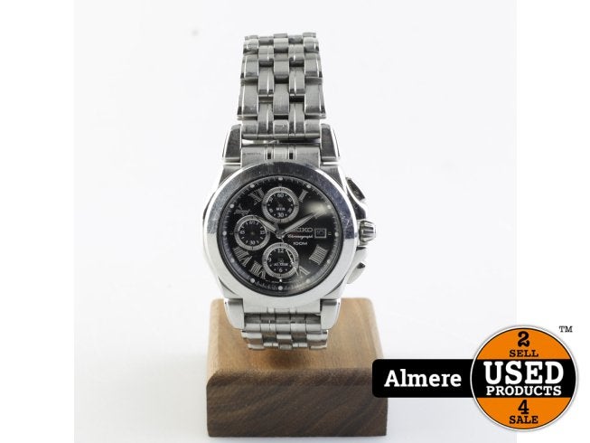 Seiko SNA525 7T62-0EW0 Chrono Quartz Watch, Seiko, Zo goed als nieuw, Support@seiko.com, 5-11, Akasaka 2-chome
Minato-ku, Tokyo 107-0052
Japan