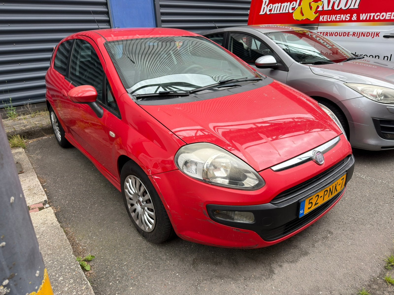 Fiat Punto 1.3 Multijet 62KW 3DR 2011 Rood, Auto's, Fiat, Voorwielaandrijving, Sound system, Zwart, 400 kg