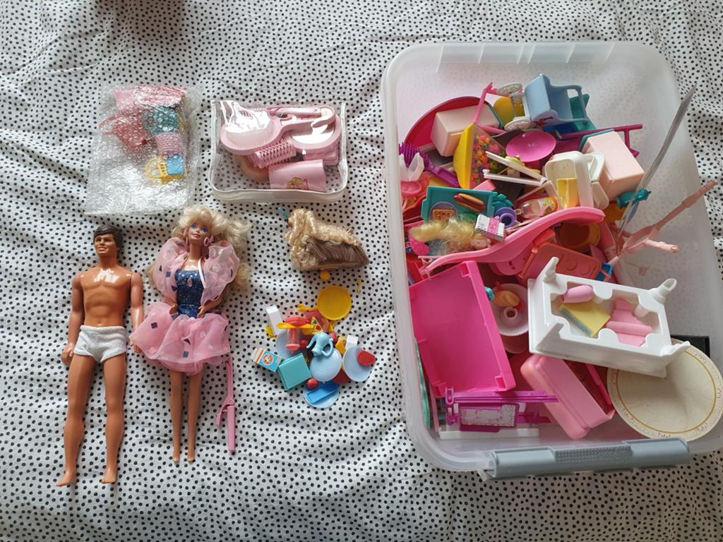 Barbie super style uit 1988, Ken 1983, Barbie spulletjes, Ophalen of Verzenden