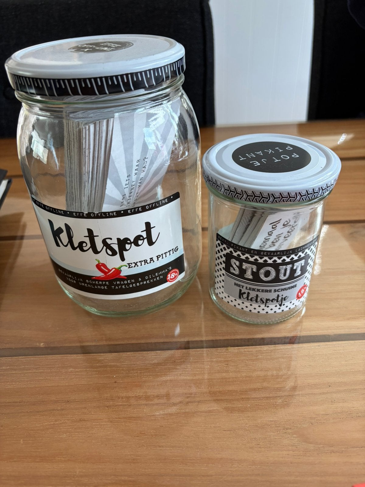 Kletspot, Ophalen, Zo goed als nieuw, Glas