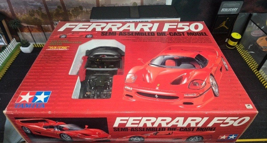 Ferrari F50 Tamiya 1/12 Model in Nieuwstaat (Zeldzaam), Auto, Groter dan 1:32, Nieuw, Ophalen of Verzenden