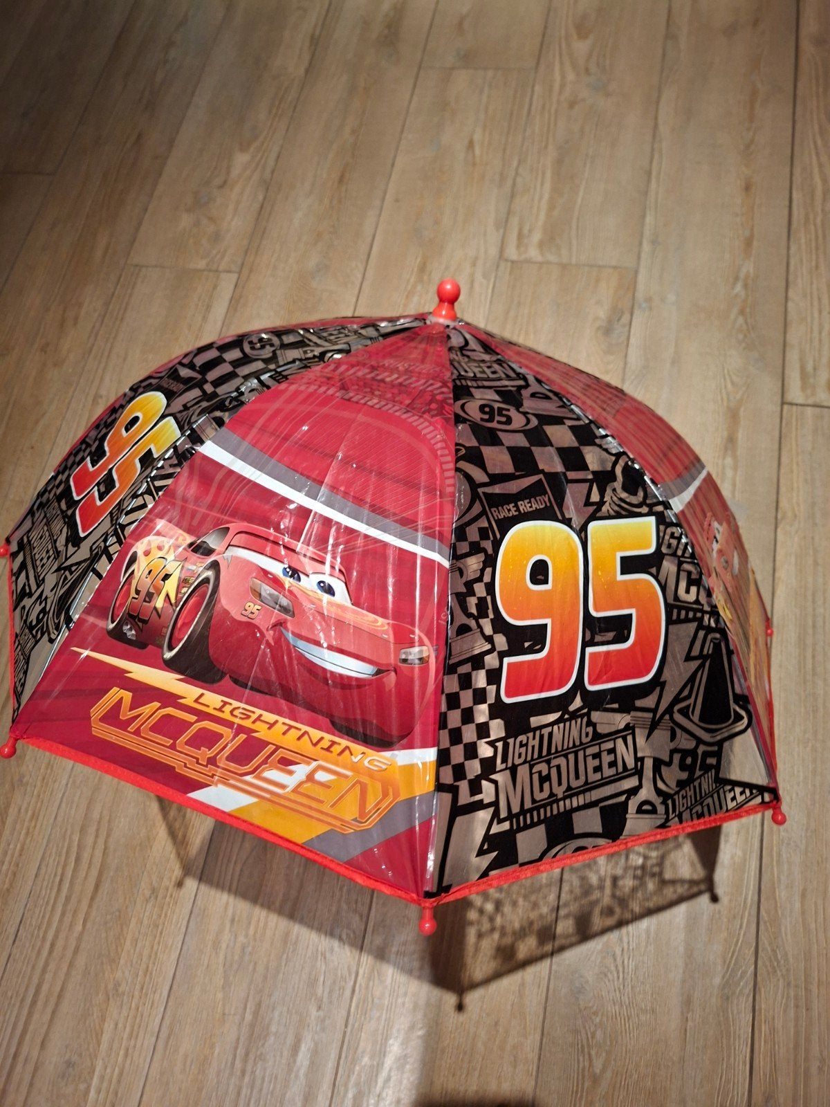 Disney Cars Bliksem McQueen Kinderparaplu, Ophalen of Verzenden, Gebruikt, Rood