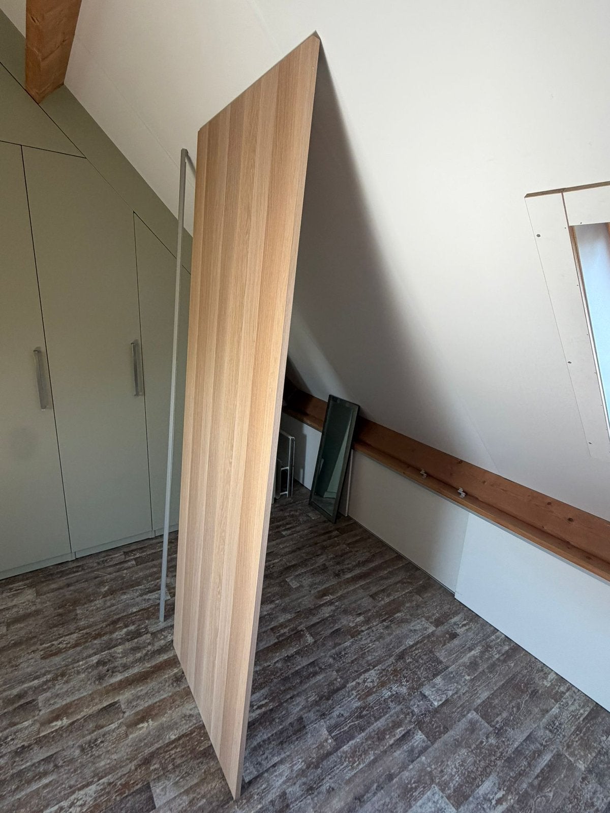 IKEA PAX Schuifdeur Eiken (1 stuk) – 75x236 cm (76x232), Ophalen, 200 cm of meer, Eikenhout, 50 tot 100 cm