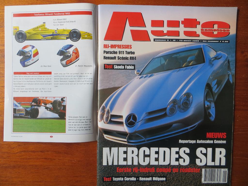 Autokampioen 6 2000 Vision SLR, Fabia, Mégane, 911 Turbo, Boeken, Ophalen of Verzenden, Nieuw, Porsche