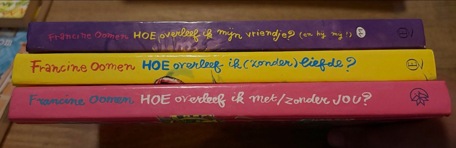 3 Hoe overleef ik... boeken - Francine Oomen, Boeken, Ophalen of Verzenden, Gelezen, Fictie