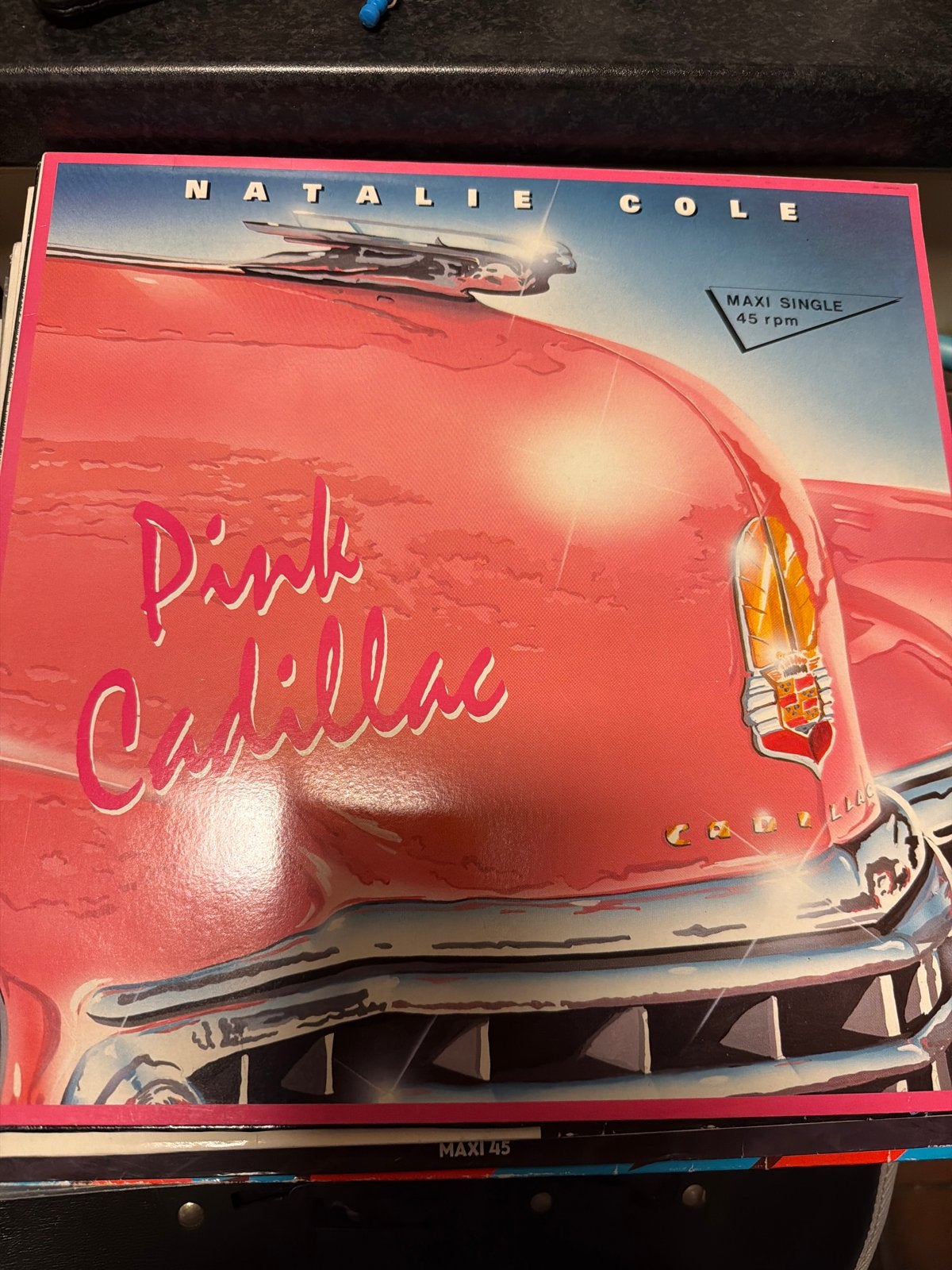 KGR.  Natalie Cole - Pink Cadillac (Maxi Single 45 rpm), Gebruikt, Ophalen of Verzenden, Pop, EP