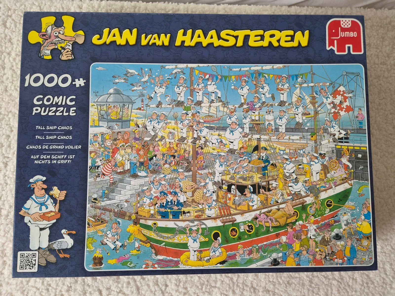 jan van haasteren puzzel, Ophalen of Verzenden, 500 t/m 1500 stukjes, Zo goed als nieuw, Legpuzzel