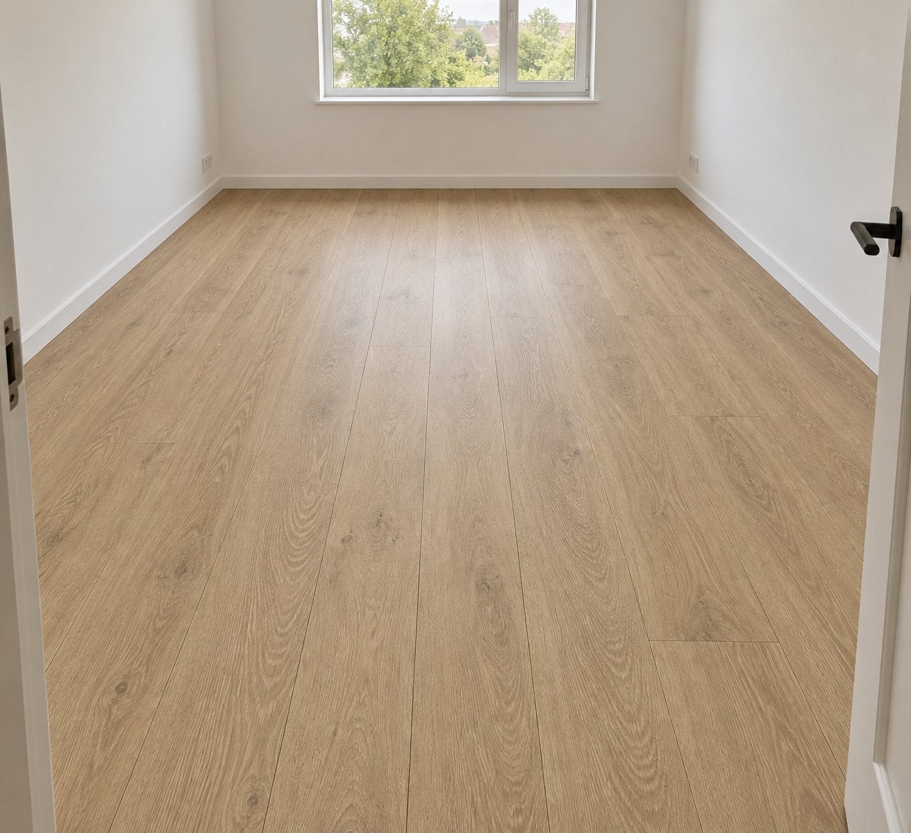 Pvc vloer rechte plank mooie eiken kleur maatvast, Ophalen, 75 m² of meer, Bruin, Mns
