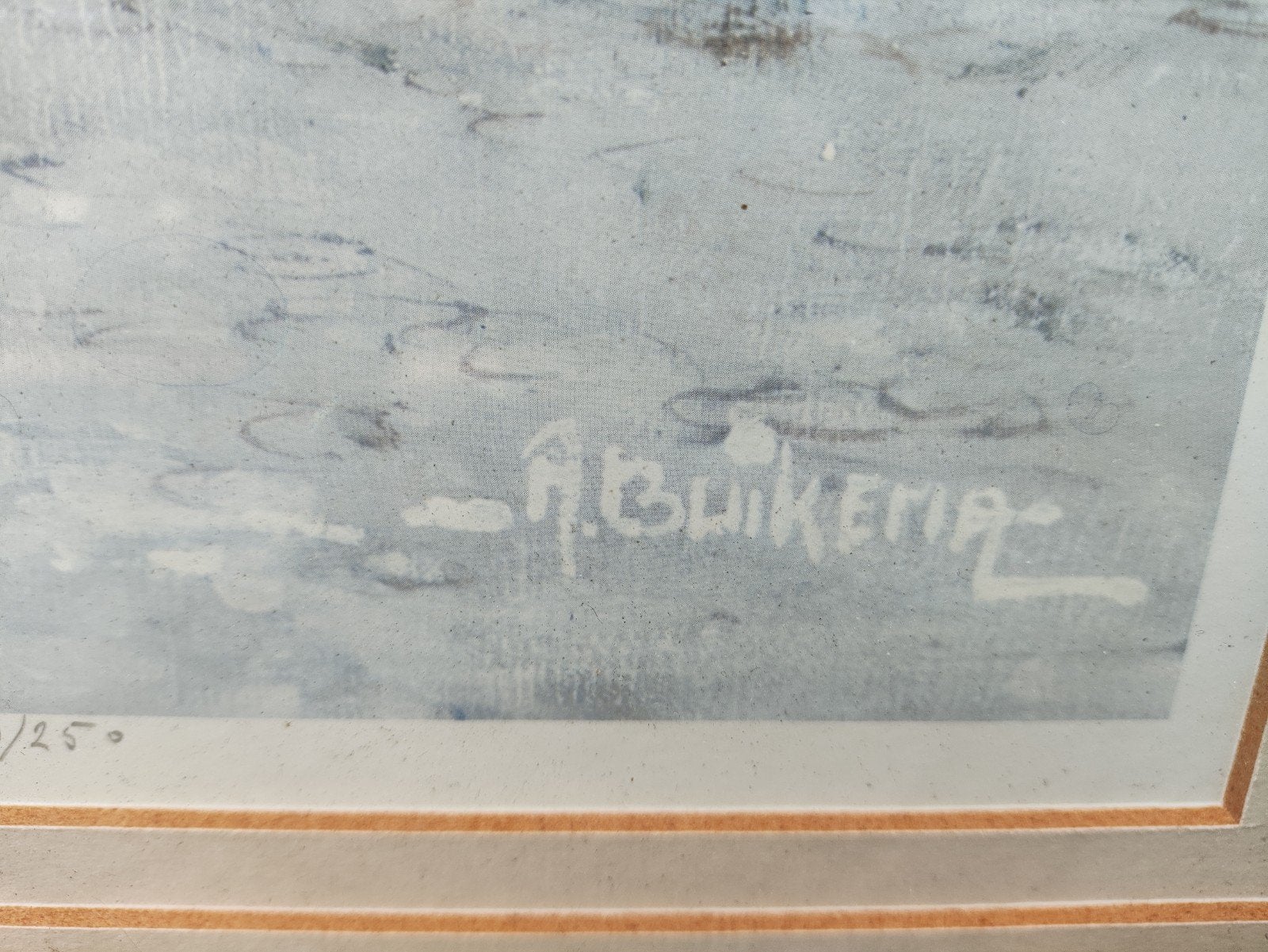 Gesigneerde zeefdruk van A. Blikema - Kermis in de stad, Ophalen, Dagelijks leven, 1950 - 1999, Genummerd