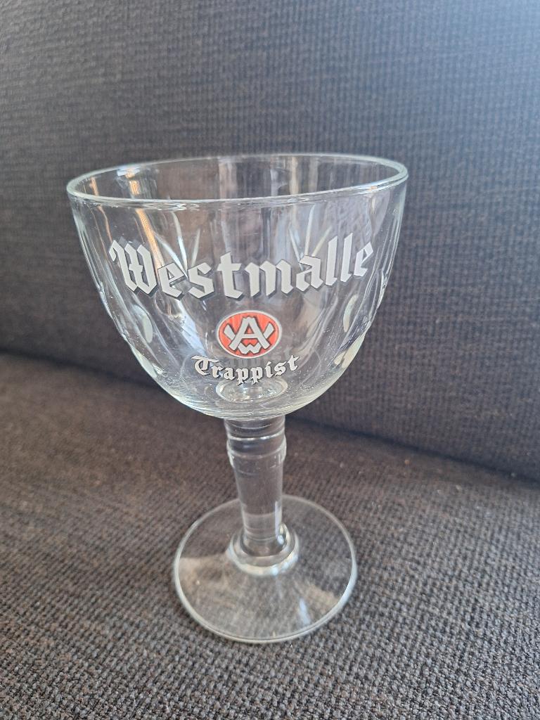 WESTMALLE TRAPPIST glas 0,33 l (#1)., Verzamelen, Ophalen of Verzenden, Zo goed als nieuw, Bierglas