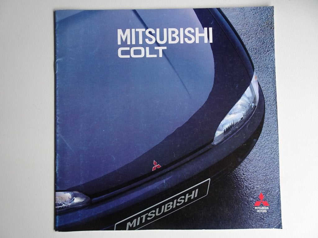 Mitsubishi Colt brochure uit 1992, Ophalen of Verzenden, Gelezen, Mitsubishi