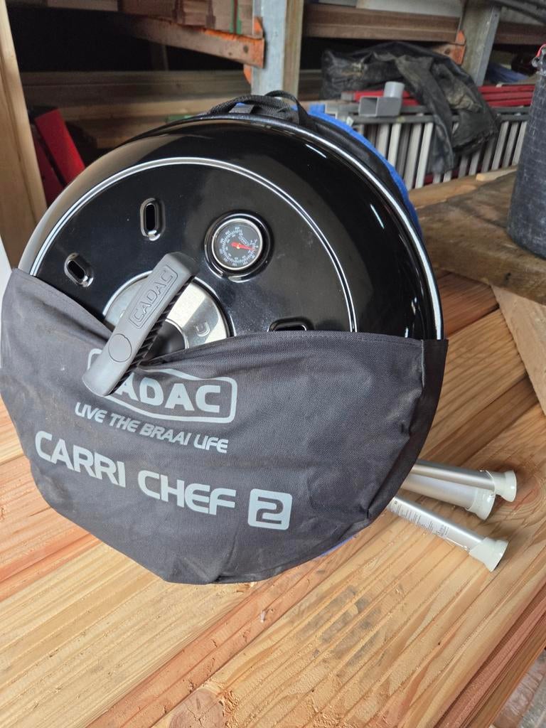 Cadac Carri Chef 2 met Skottel en BBQ plaat - Compleet, Ophalen, Gebruikt, Cadac