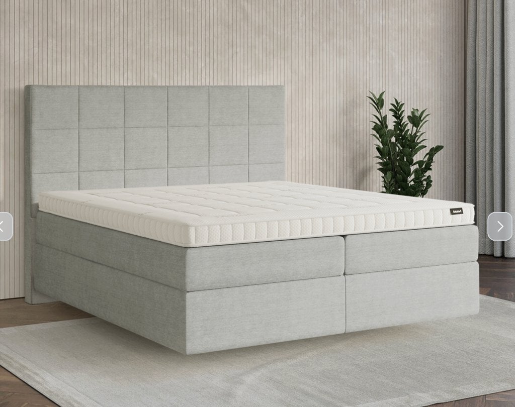 Boxspring Premium Duitse Fabrikant 200x200 cm – Z.G.A.N, Ophalen, Luxe, Tweepersoons, Zo goed als nieuw