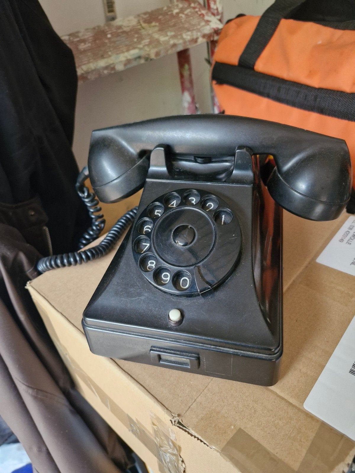 Vintage PTT Standard Telefoon met Draaischijf, Telecommunicatie, Ophalen of Verzenden, Gebruikt, Met draaischijf