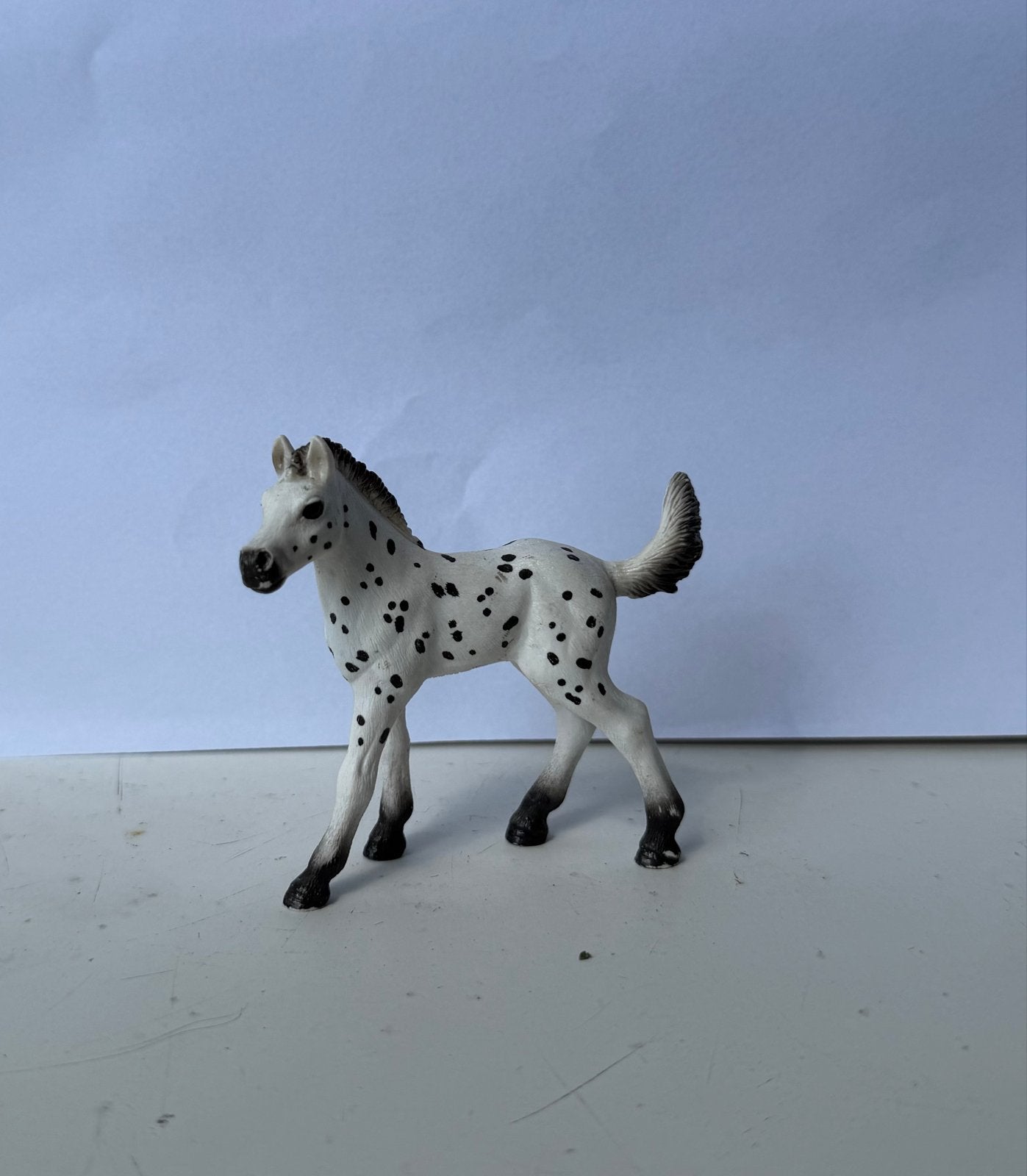 Schleich Appaloosa Veulen - Wit met Zwarte Vlekken, Ophalen of Verzenden, Zo goed als nieuw