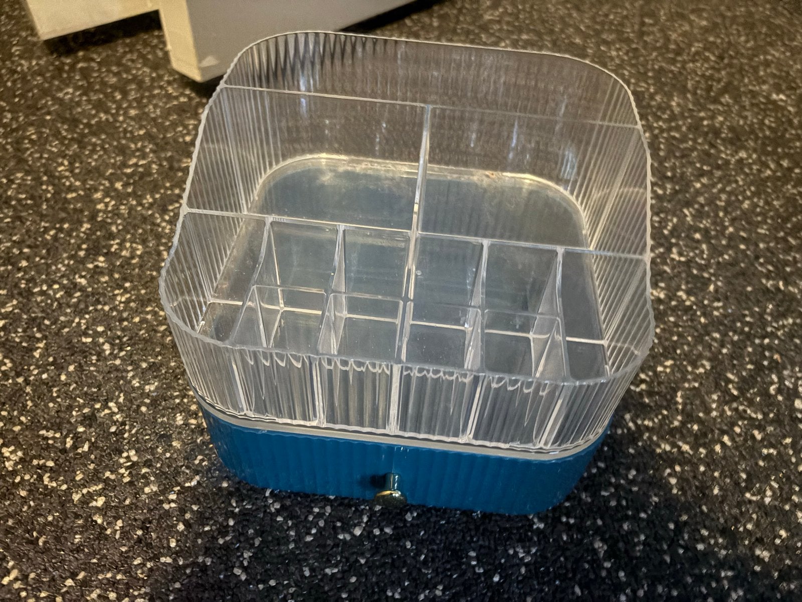 Make-up organizer met lade - Zo goed als nieuw, Ophalen of Verzenden, Zo goed als nieuw, Blauw, Hardcase