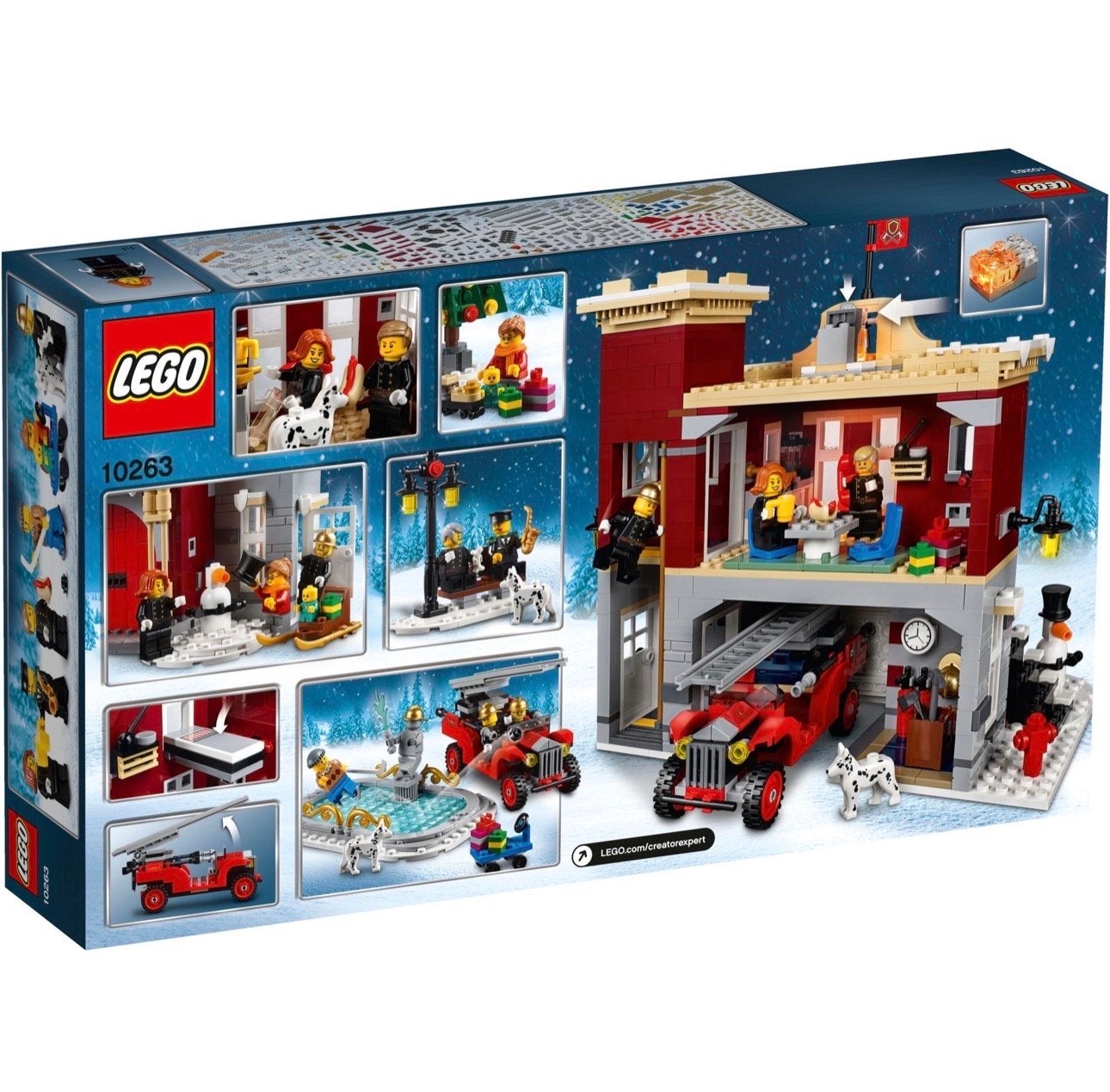 Lego Creator Expert 10263 Winter Village Brandweerkazerne, Ophalen of Verzenden, Nieuw