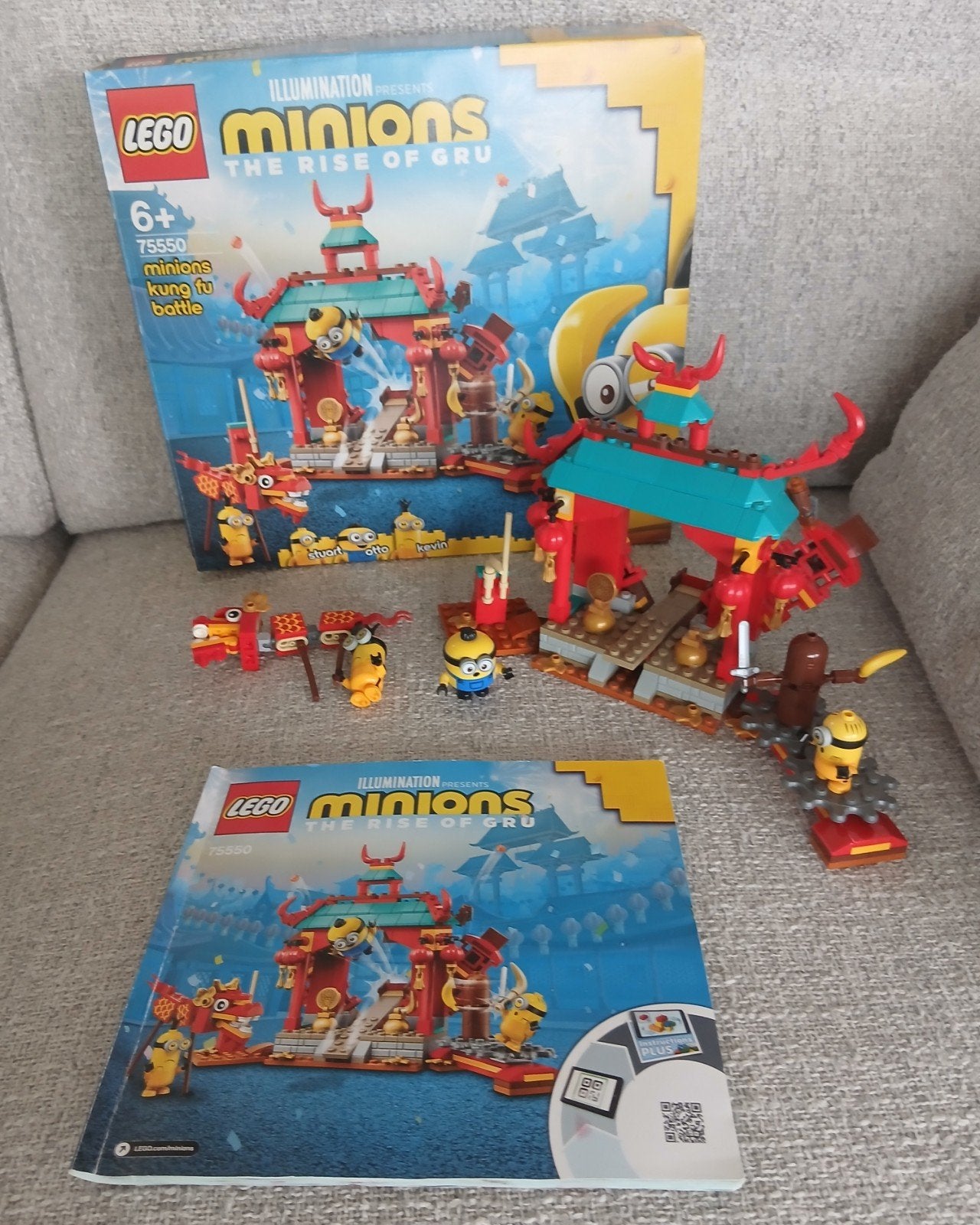 Lego Minions 75550 Kungfu Battle, Overige thema's, Lego, Ophalen of Verzenden, Zo goed als nieuw