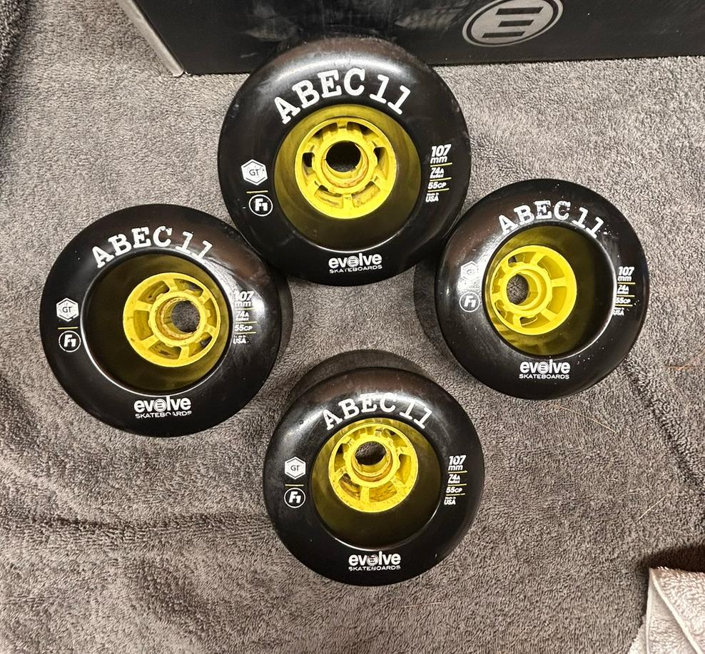 Evolve skateboards - Abec 107MM / 150MM all terrain kit, Ophalen of Verzenden, Nieuw