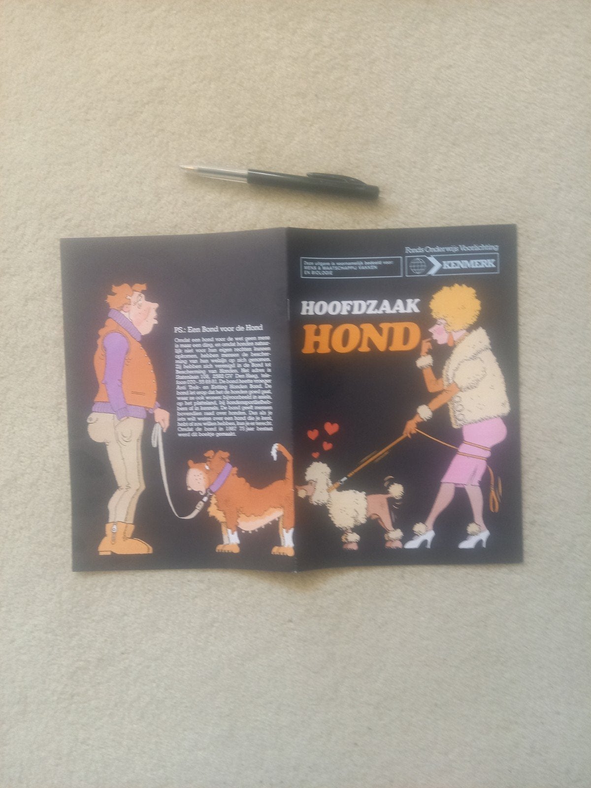 HOOFDZAAK HOND - Kenmerk 1987, Verzenden, 1980 tot heden, Tijdschrift