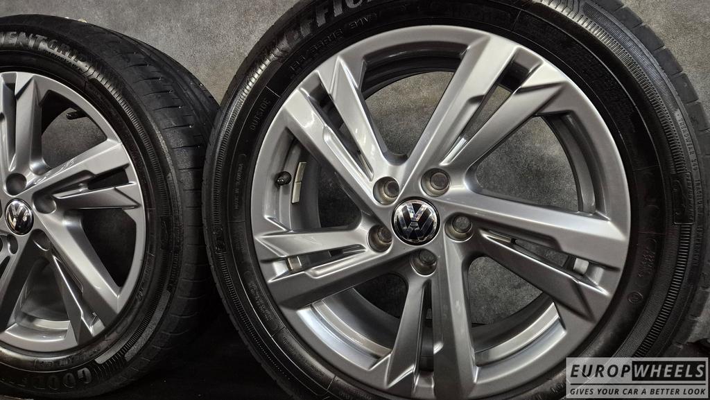 Originele VW Polo 2G 2G0601025AM lichtmetalen velgen 16 inch, Gebruikt, -, Banden en Velgen, Ophalen of Verzenden
