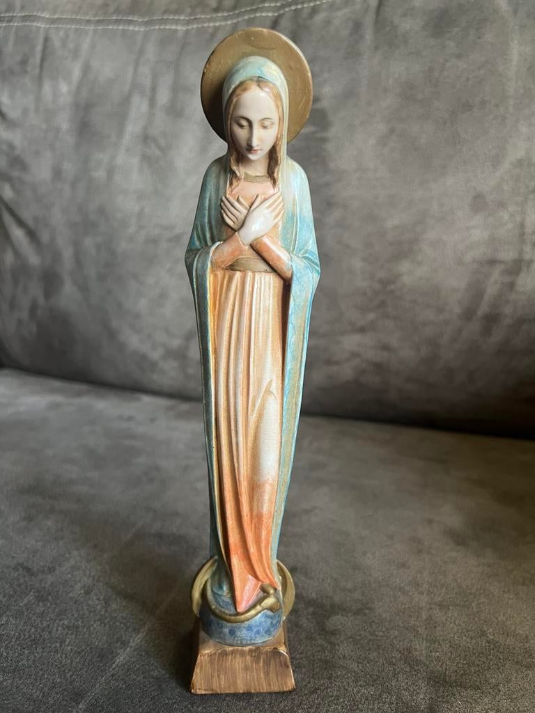 Antiek Maria Beeldje., Antiek en Kunst, Antiek | Religie, Ophalen of Verzenden