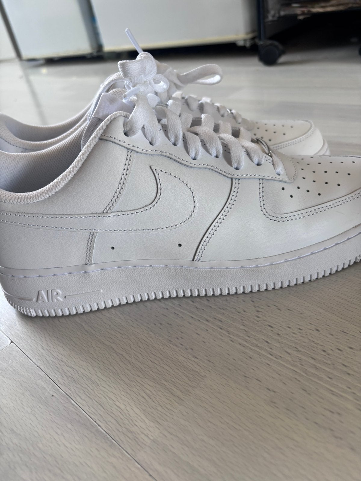 Nike Air Force 1 '07 Low White Maat 43  (1x gedragen), Kleding | Heren, Ophalen, Wit, Sneakers of Gympen, Zo goed als nieuw
