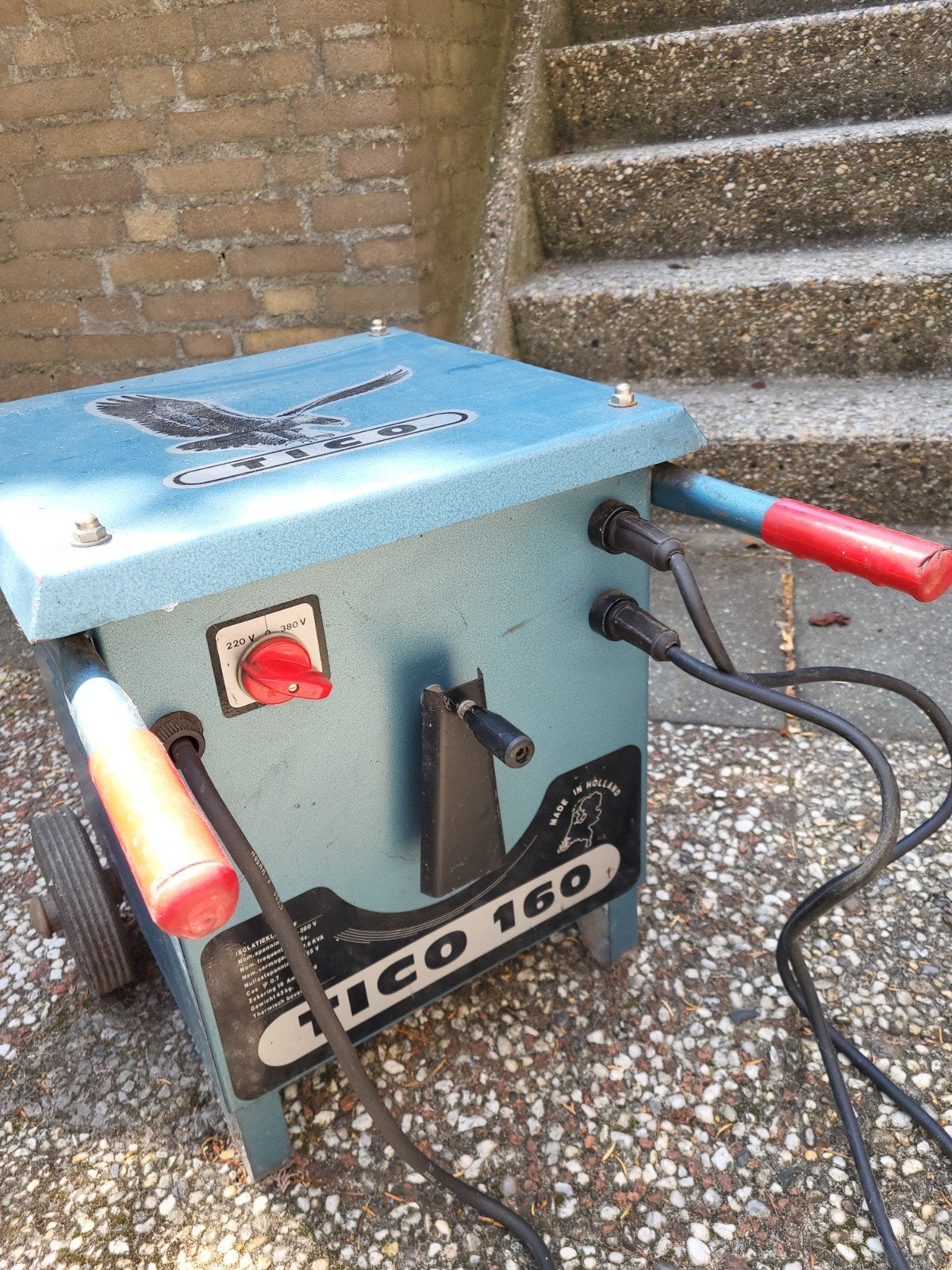 TICO 160 elektrisch lasapparaat, Doe-het-zelf en Verbouw, Gereedschap | Lasapparaten, Ophalen, Gebruikt, Elektroden