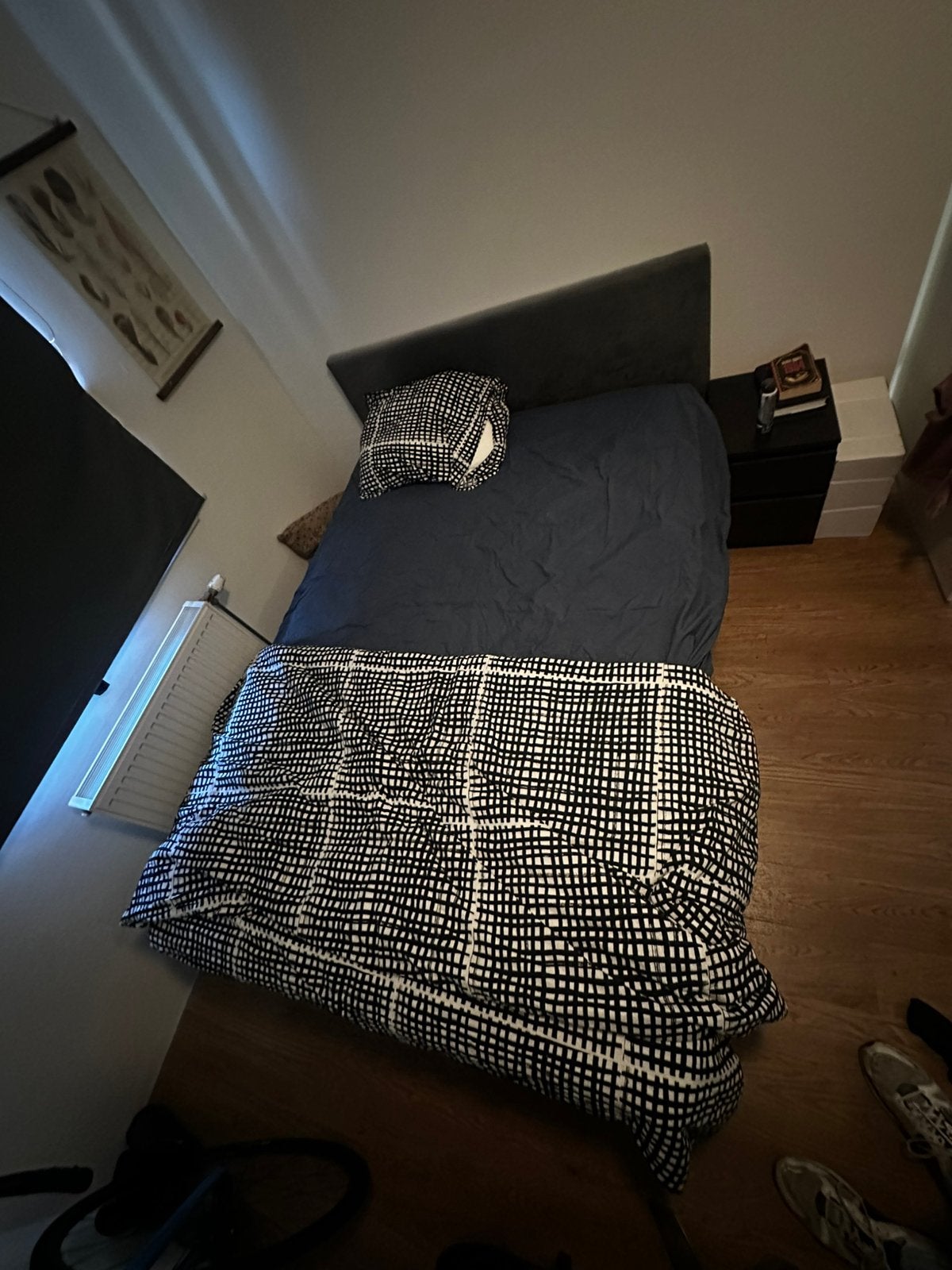 Wehkamp bed 140x200cm incl matras en topper, Ophalen, Gebruikt, Tweepersoons, 140 cm