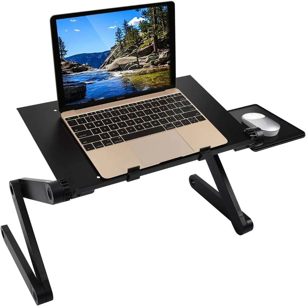Prachtig opvouwbaar Laptop werktafeltje voor in bed 42x26cm, Ophalen of Verzenden, Nieuw, In diepte verstelbaar