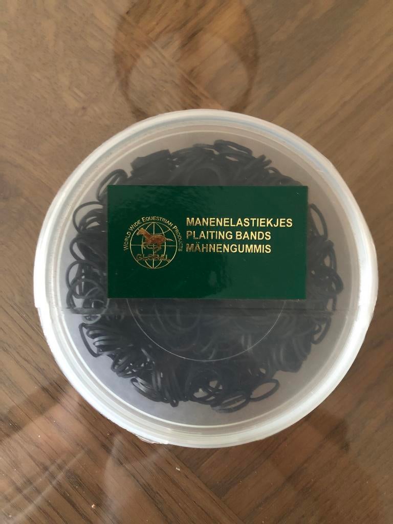 Manenelastiekjes zwart *ONGEOPEND*, Dieren en Toebehoren, Ophalen of Verzenden, Zo goed als nieuw, Overige soorten