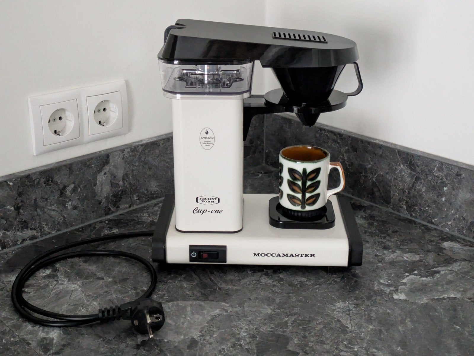 Moccamaster Cup-one handig koffiezetapparaat filter koffie, Gemalen koffie, Ophalen of Verzenden, 1 kopje, Koffiemachine