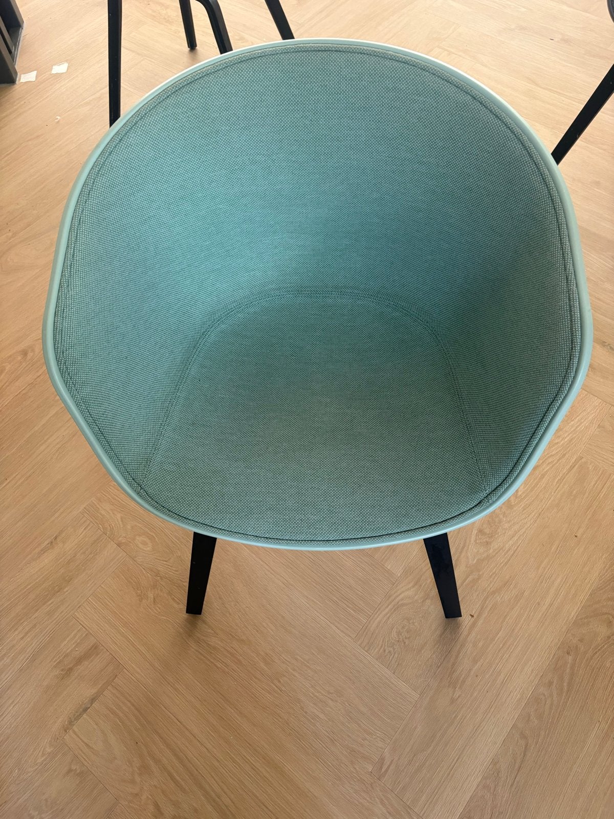 3x HAY About A Chair stoelen - Wol & Kunststof, Huis en Inrichting, Ophalen, Kunststof, Gebruikt, Overige kleuren