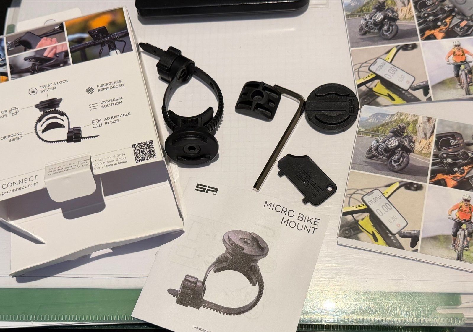 SP Connect Micro Bike Mount - Telefoonhouder Fiets, Ophalen of Verzenden, Zo goed als nieuw