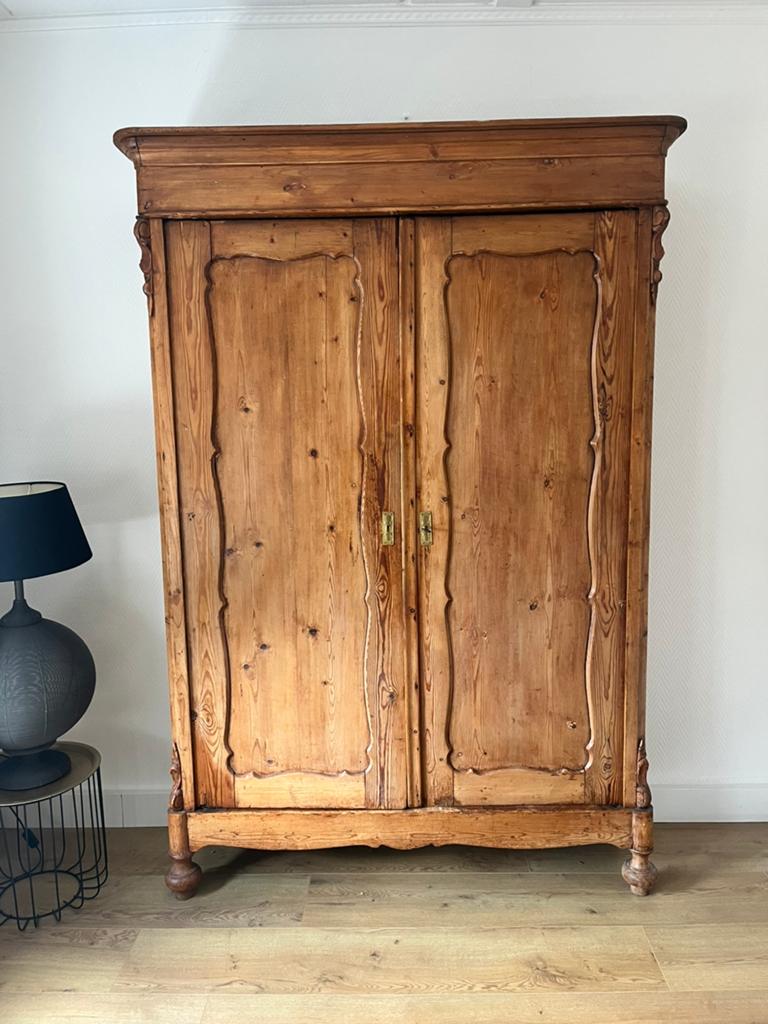 Antiek grenen kast, Antiek en Kunst, Ophalen