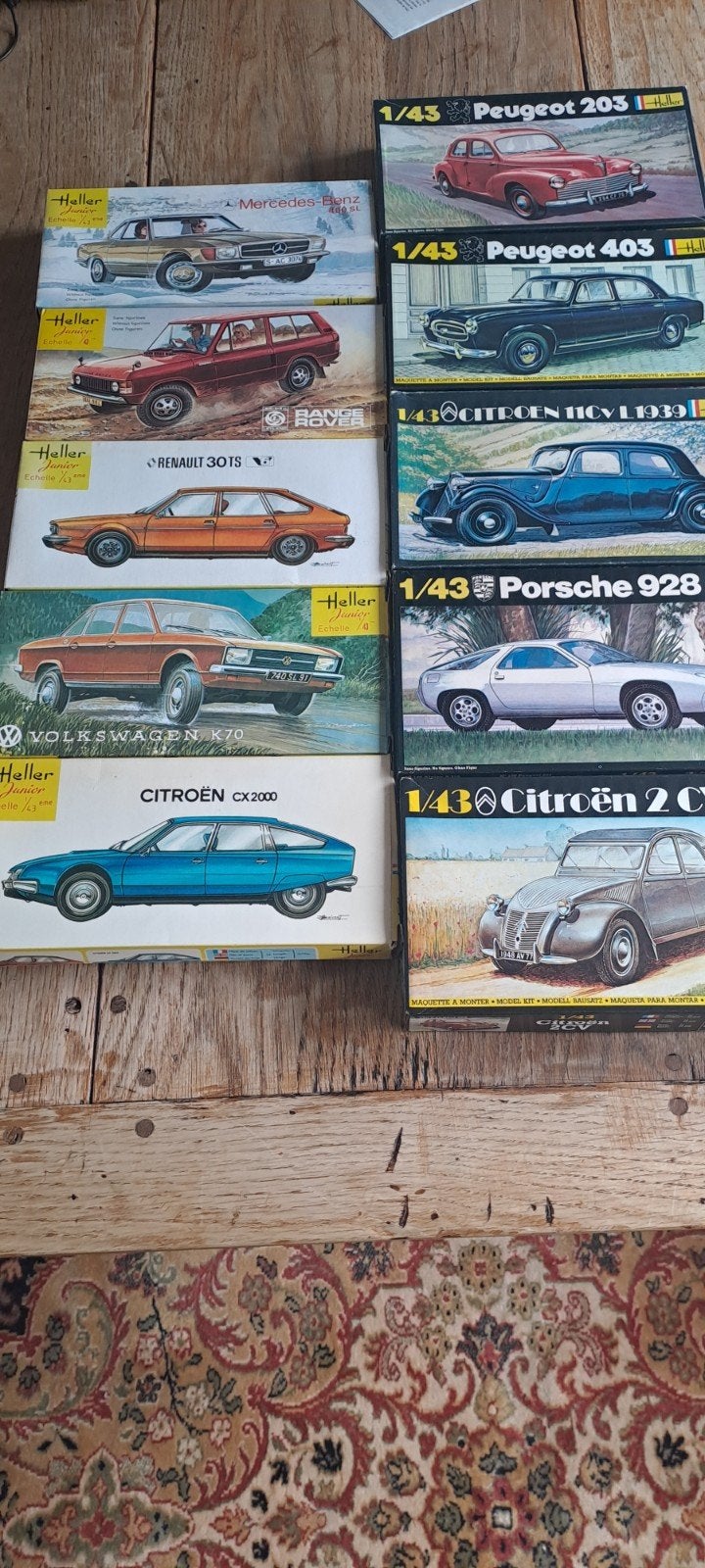 Heller Junior Modelbouw Auto's - Diverse Modellen, Ophalen of Verzenden