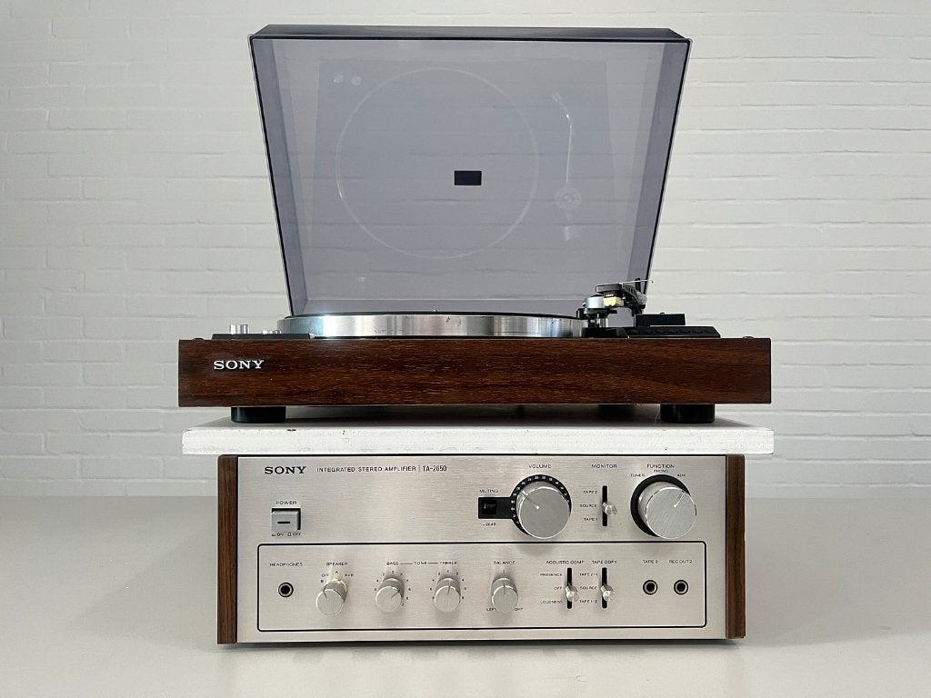 Sony PS-1150 incl. amplifier, Ophalen of Verzenden, Gebruikt, Platenspeler, Sony