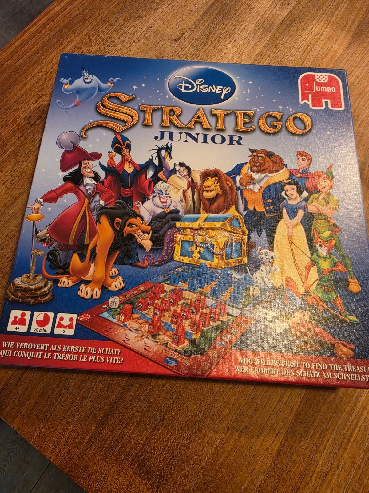 Disney Stratego Junior Bordspel, Ophalen of Verzenden, Zo goed als nieuw, Jumbo